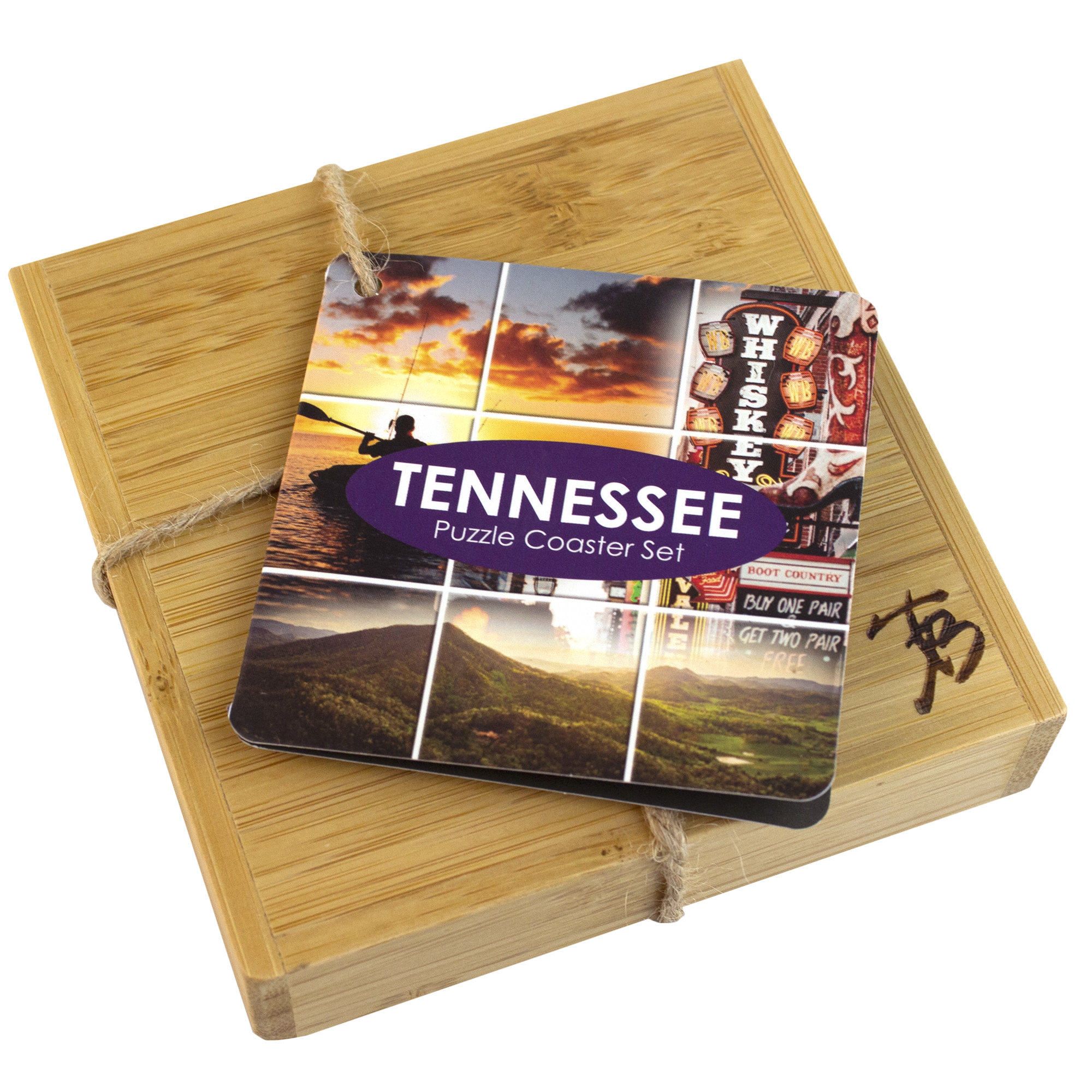 Tennessee Puzzle Coaster Set 5