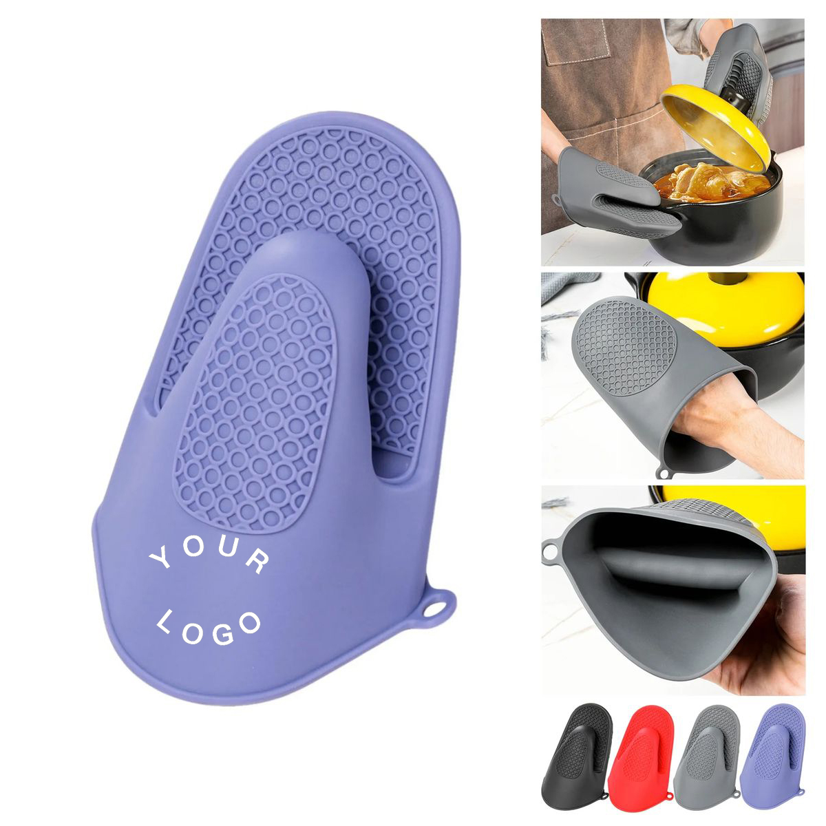 Silicone Protective Heat Resistant Mitt 2