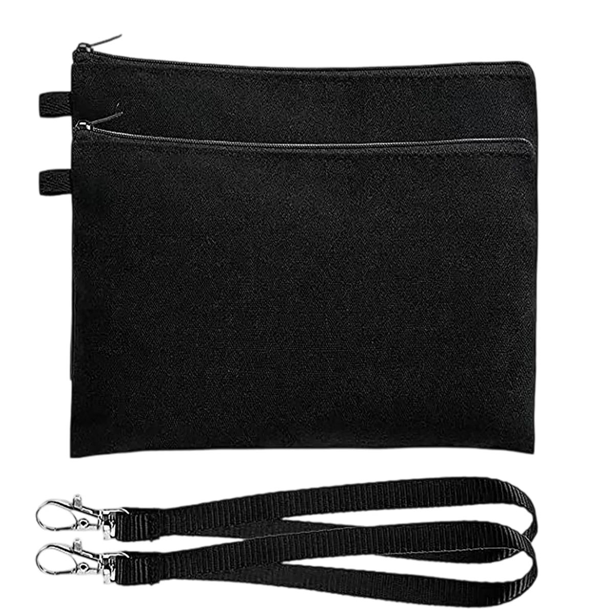 Stylish Canvas Zipper Bag for Students and Artists 2