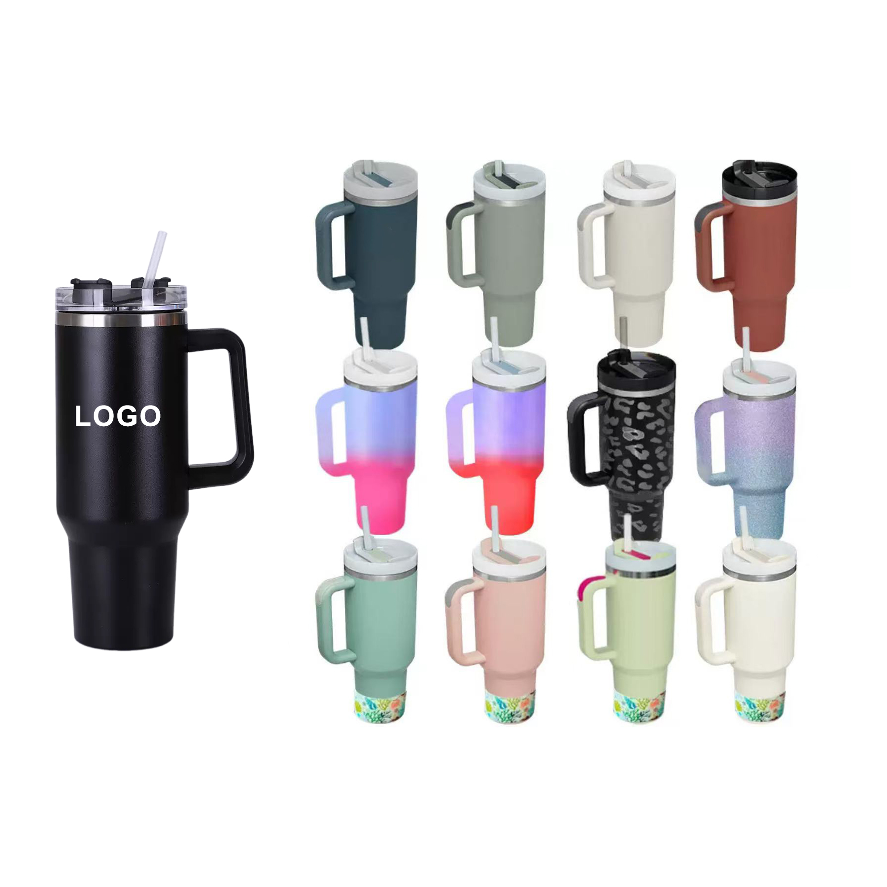 Stainless Steel Straw Mug 2