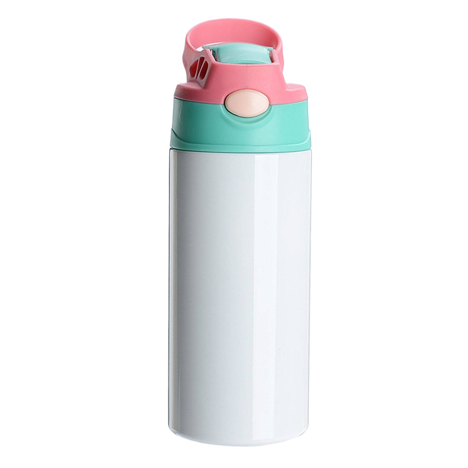12oz Insulated Stainless Steel Bottle Straw Lid Handle 3