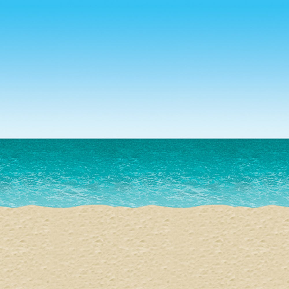 Ocean & Beach Backdrops - 4' x 30' 2