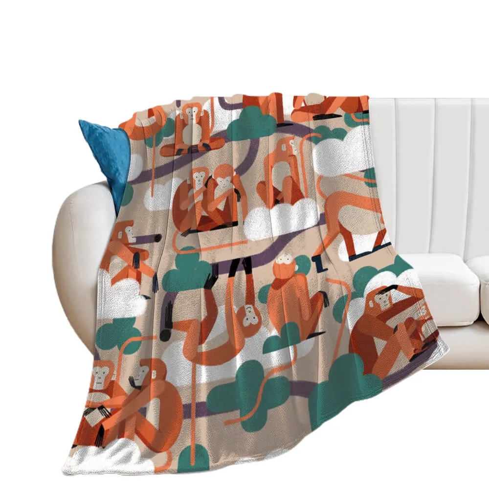 Custom Printed Flannel Blanket 50" x 60" 4