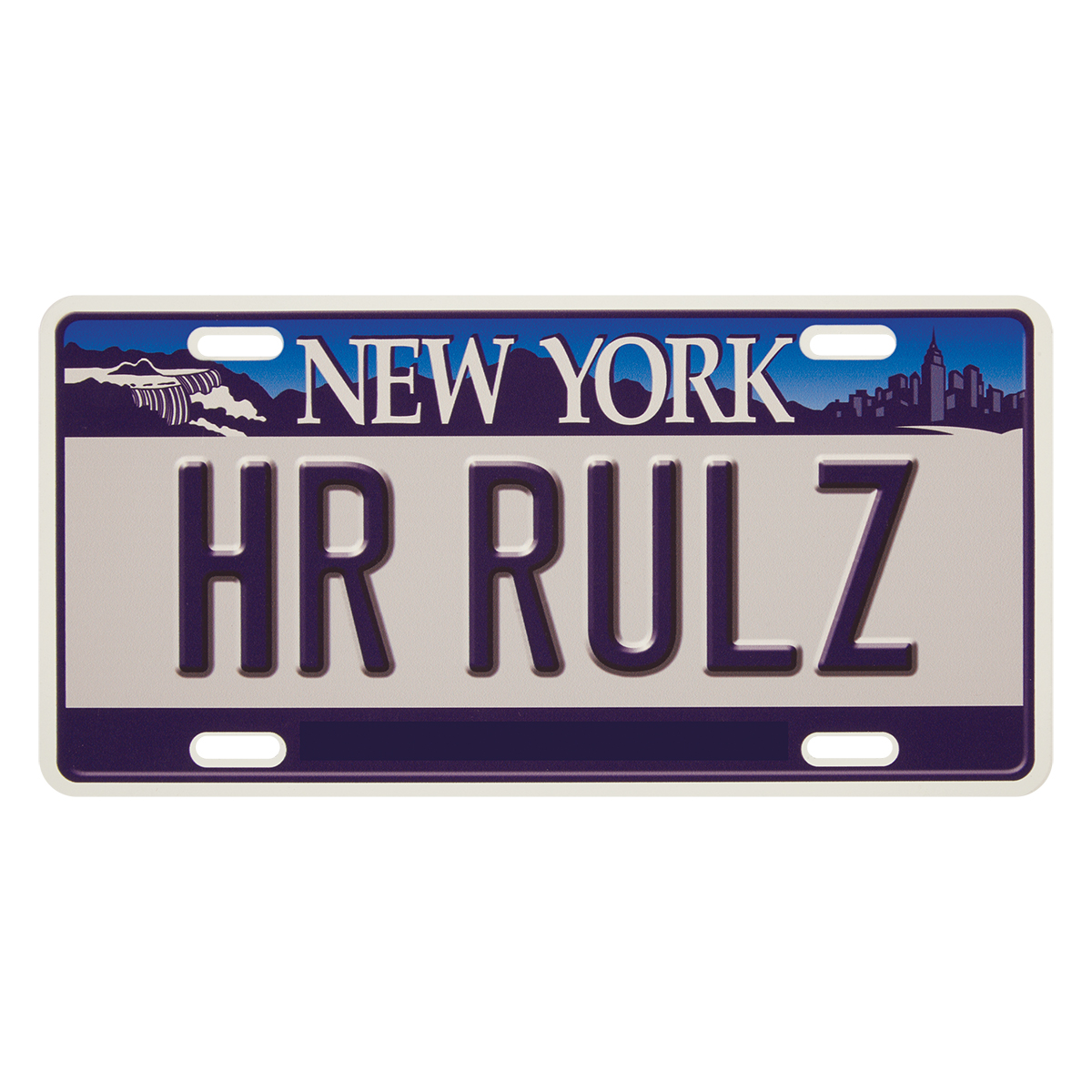 Custom License Plate 0.075 3