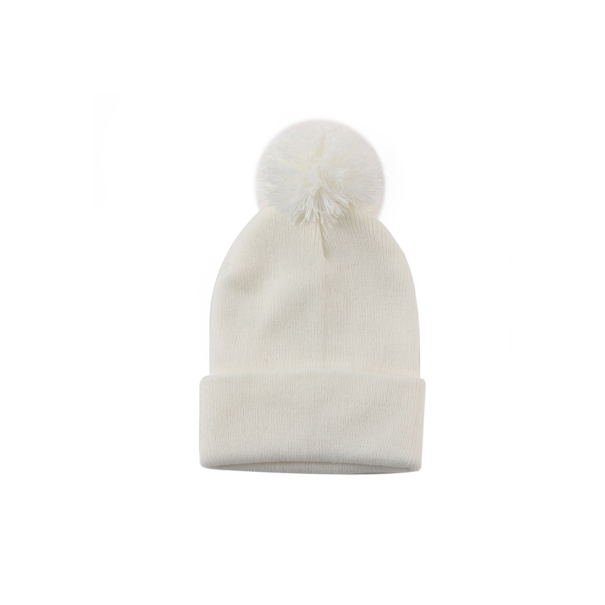 Knit Beanie With Pom Pom 18