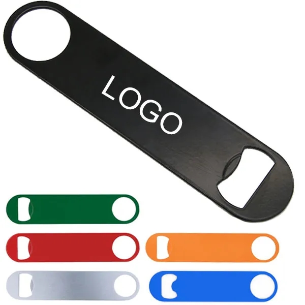Paddle Style Powder Coated Stainless Steel Bottle Opener 4