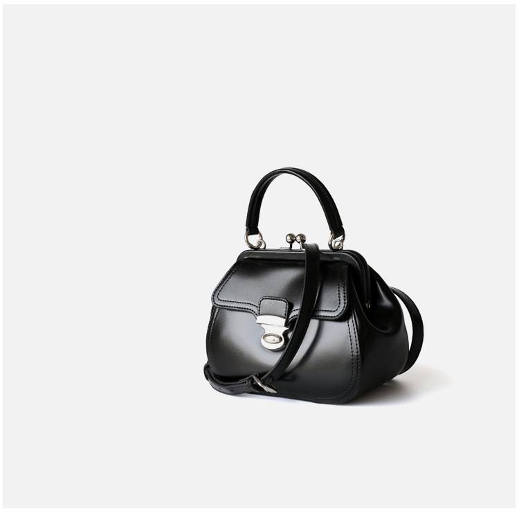 PU Leather Clasp Closure Crossbody Bag 5