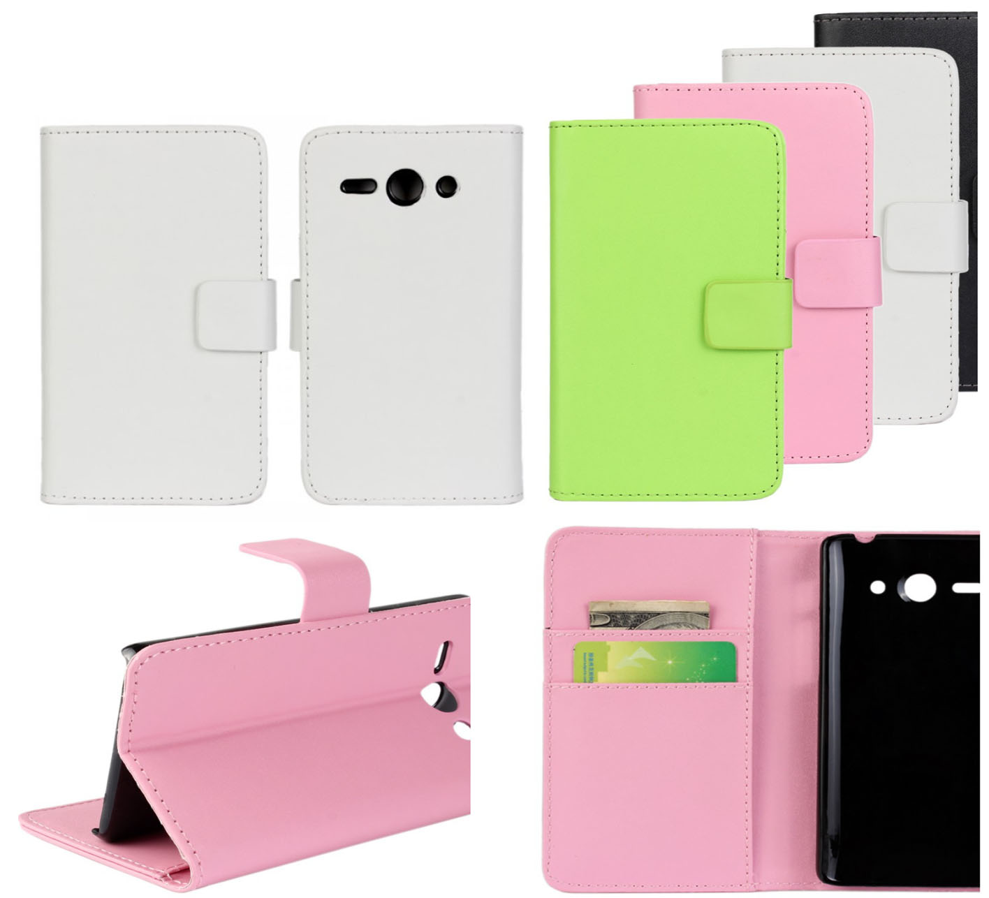 iBank ® PU Leather Case for Huawei Ascend Y530 Wallet Case with Card Slots 2