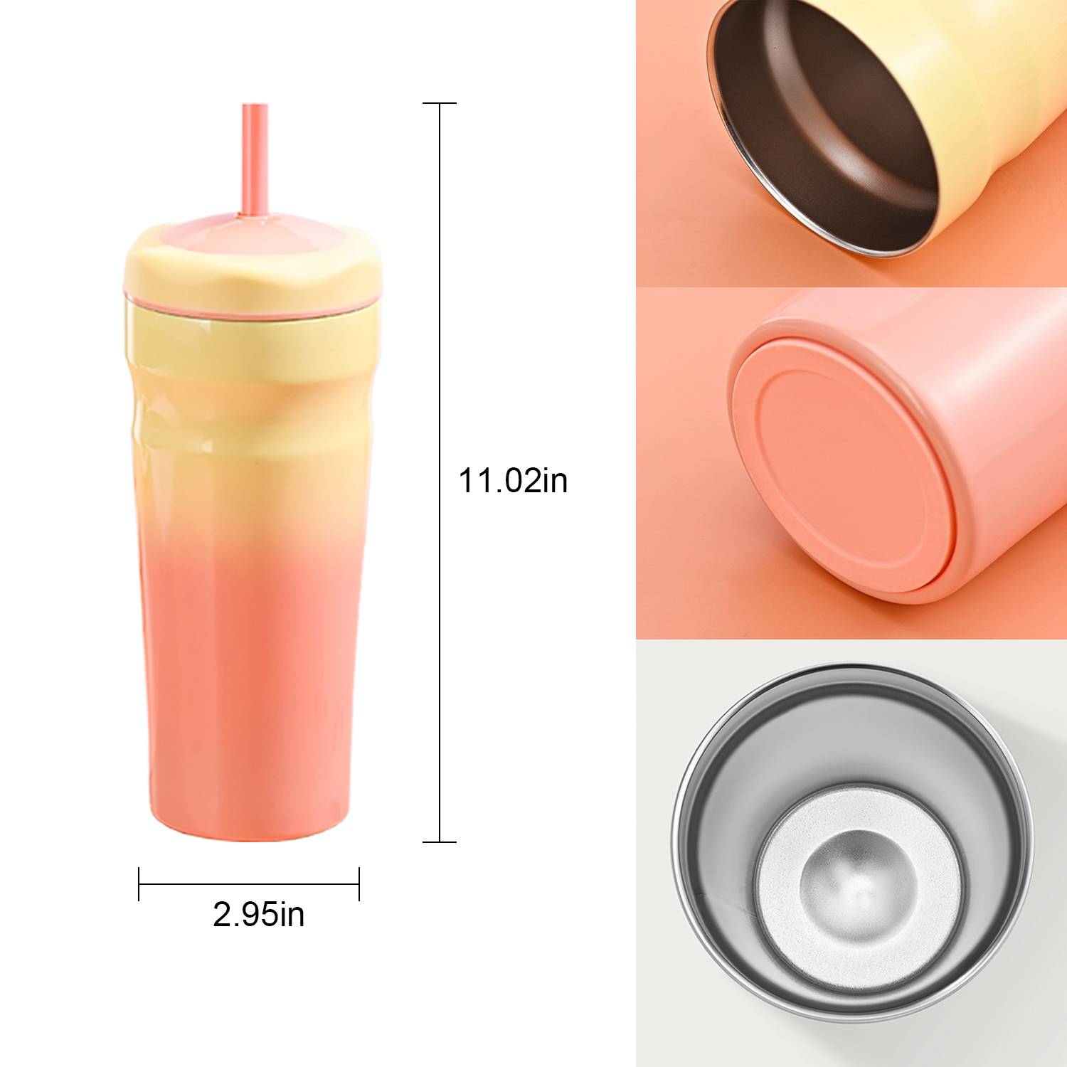 24oz Cute Stainless Steel Vacuum Flask 1