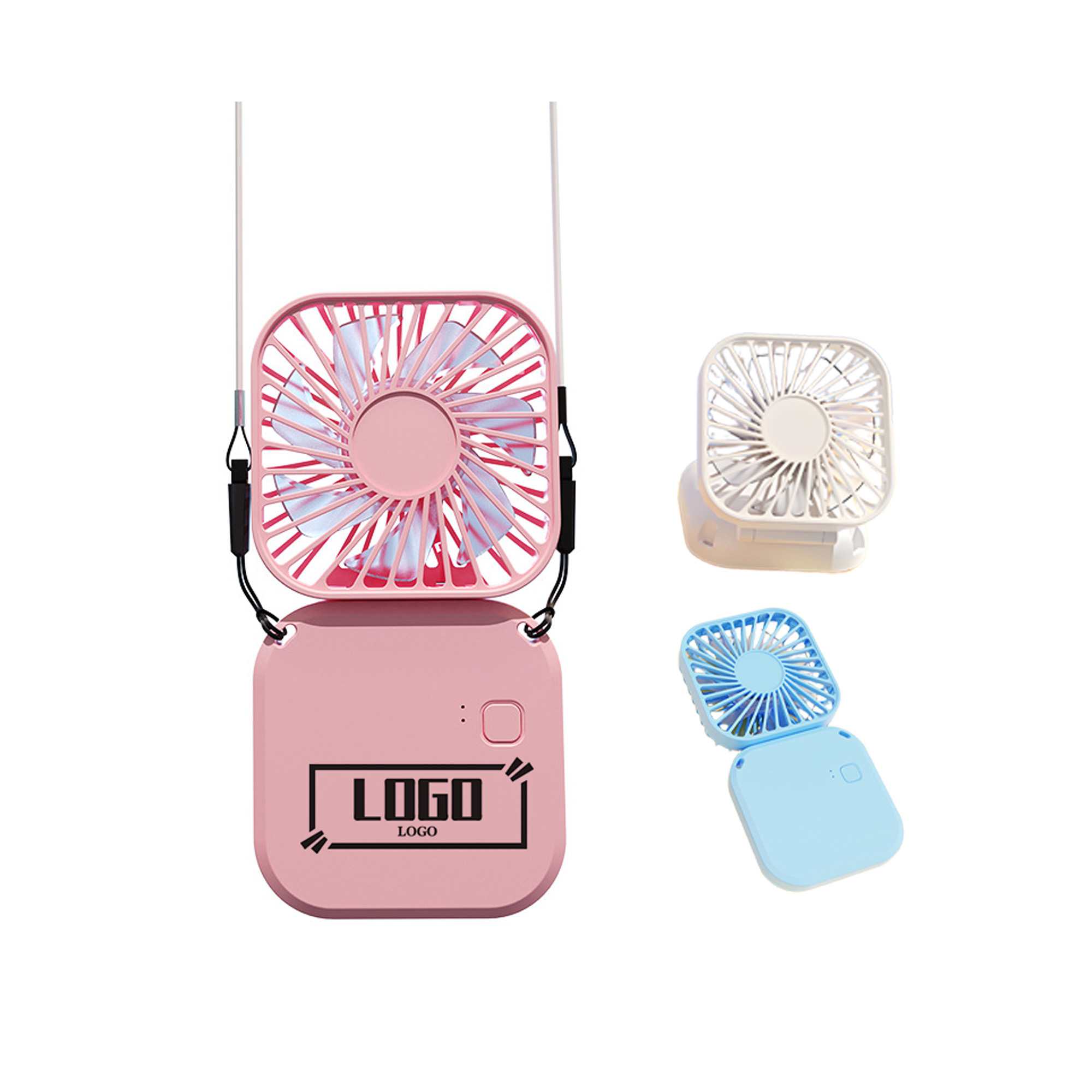 Portable Fan with Charger and Neck Lanyard 2