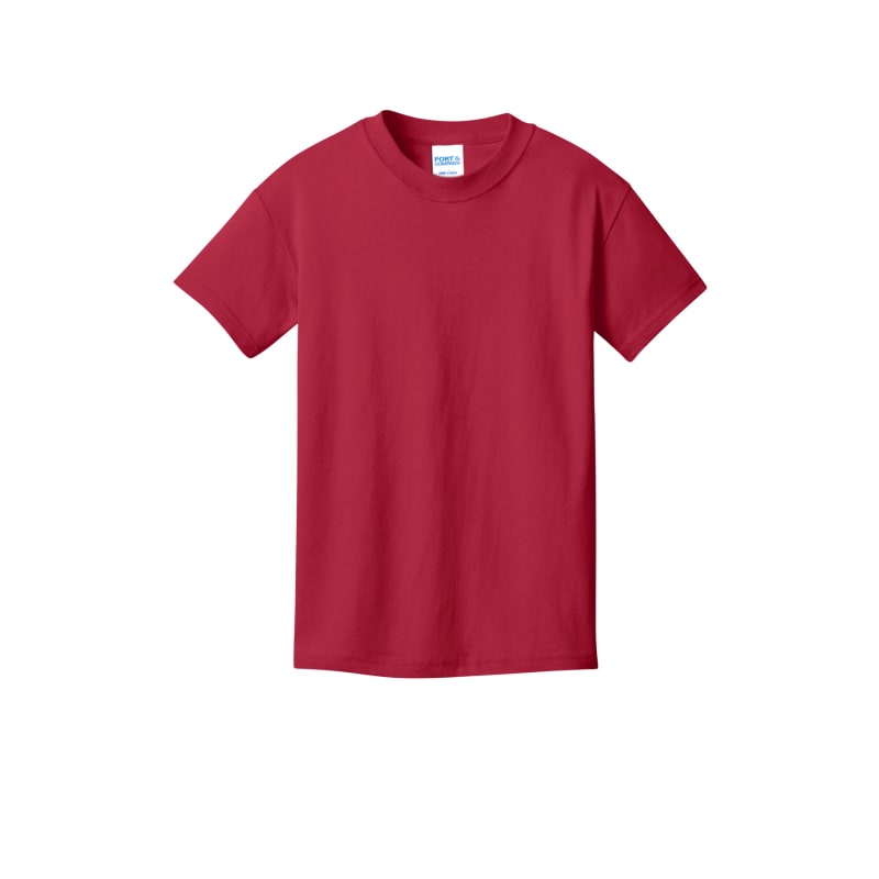 Port & Company Youth Core Cotton DTG Tee 5