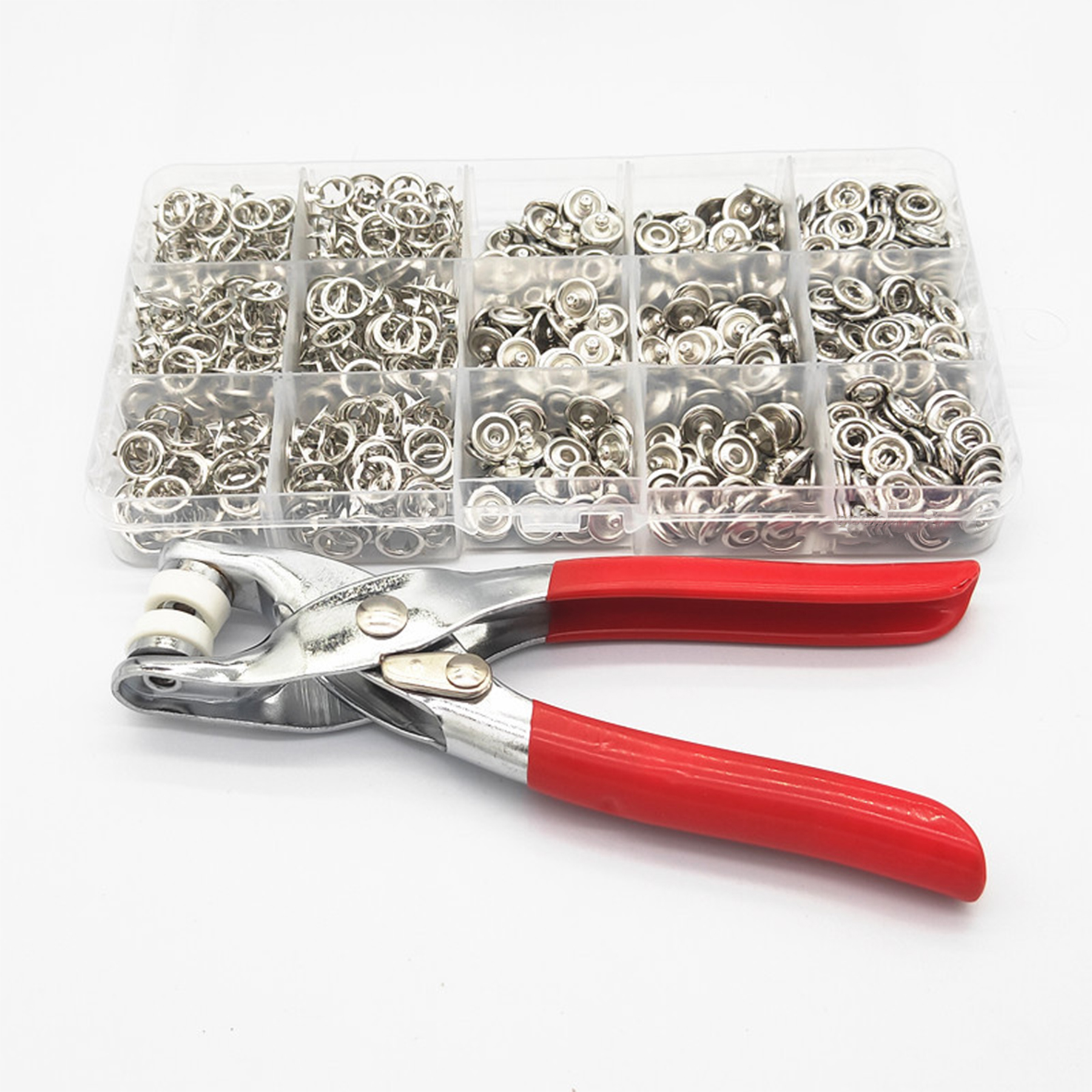 200 Sets Snap Fasteners Kit Tool 2