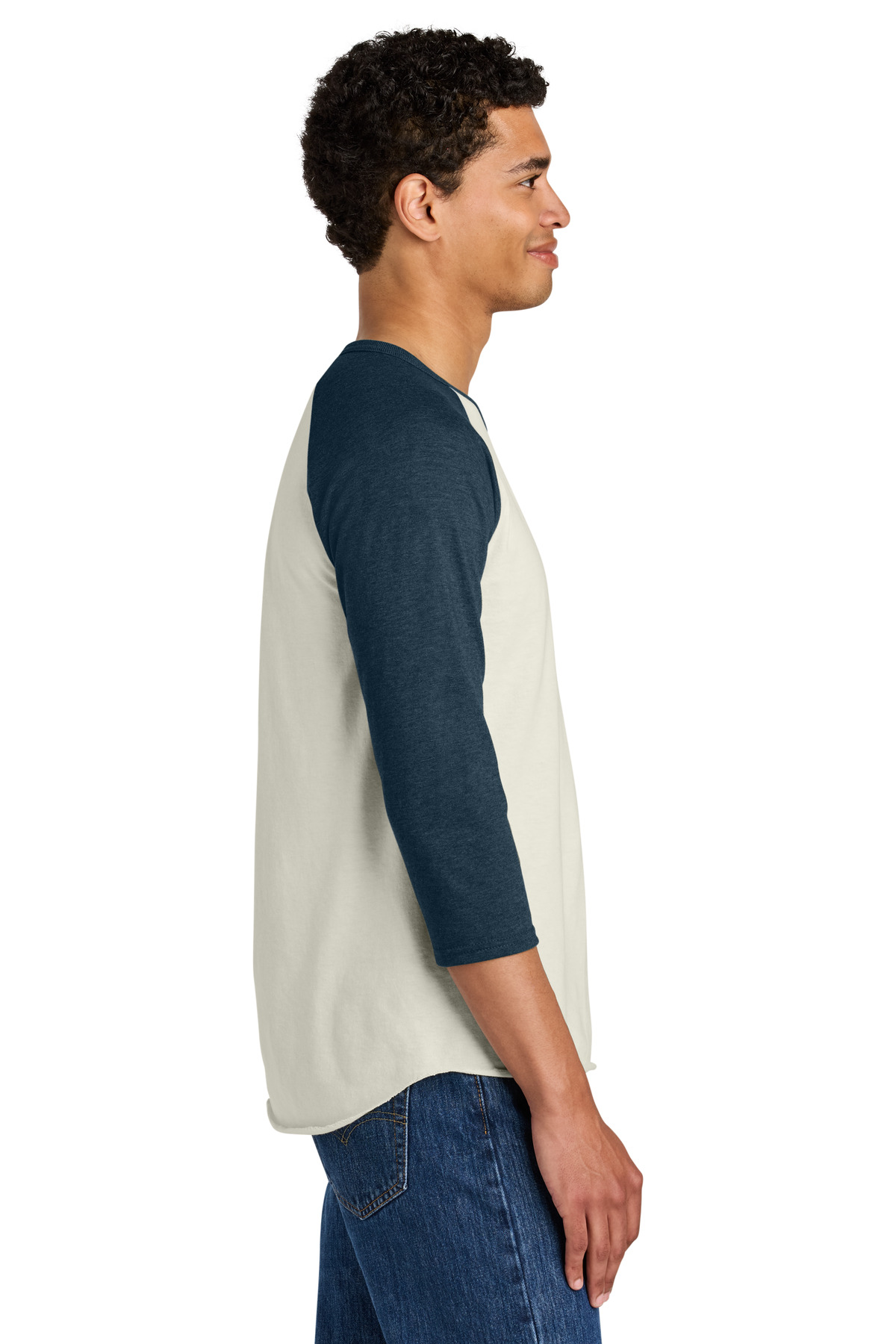 Jerzees Unisex Premium Blend Combed Ring Spun 3/4-Sleeve Raglan 560R 44