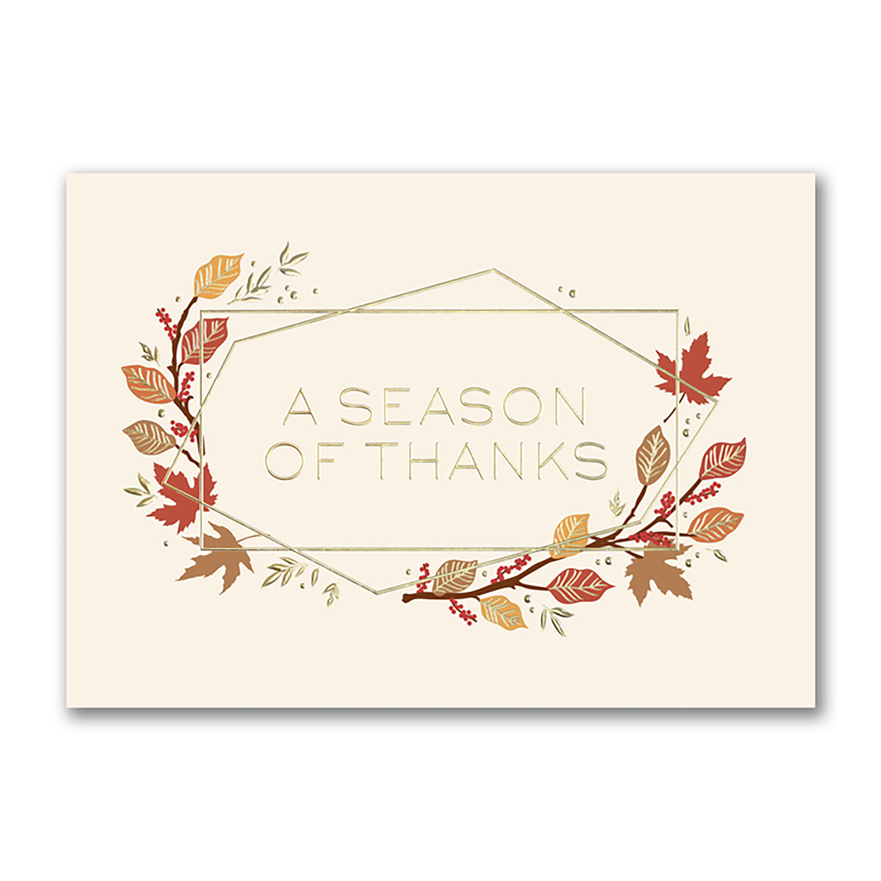 Geometric Thanksgiving Card 1