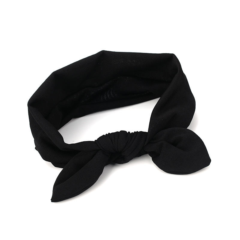 Head-wraps Hair Band Knotted Headband Rabbit Ears 13