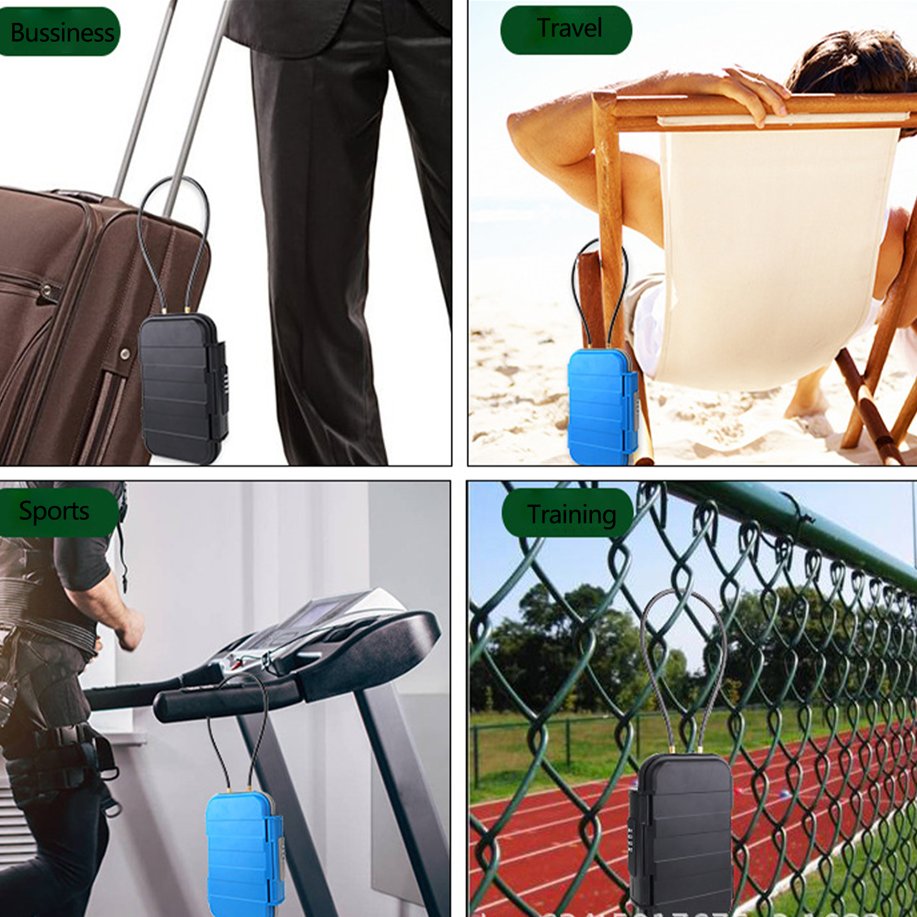 Waterproof Anti-Theft Mini Travel Portable Lock Box 2