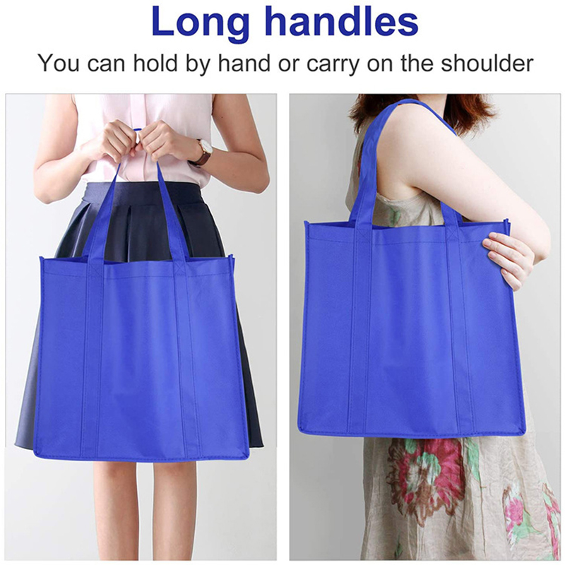 Large Non Woven Reusable Tote Bags for Grocery Shopping 6