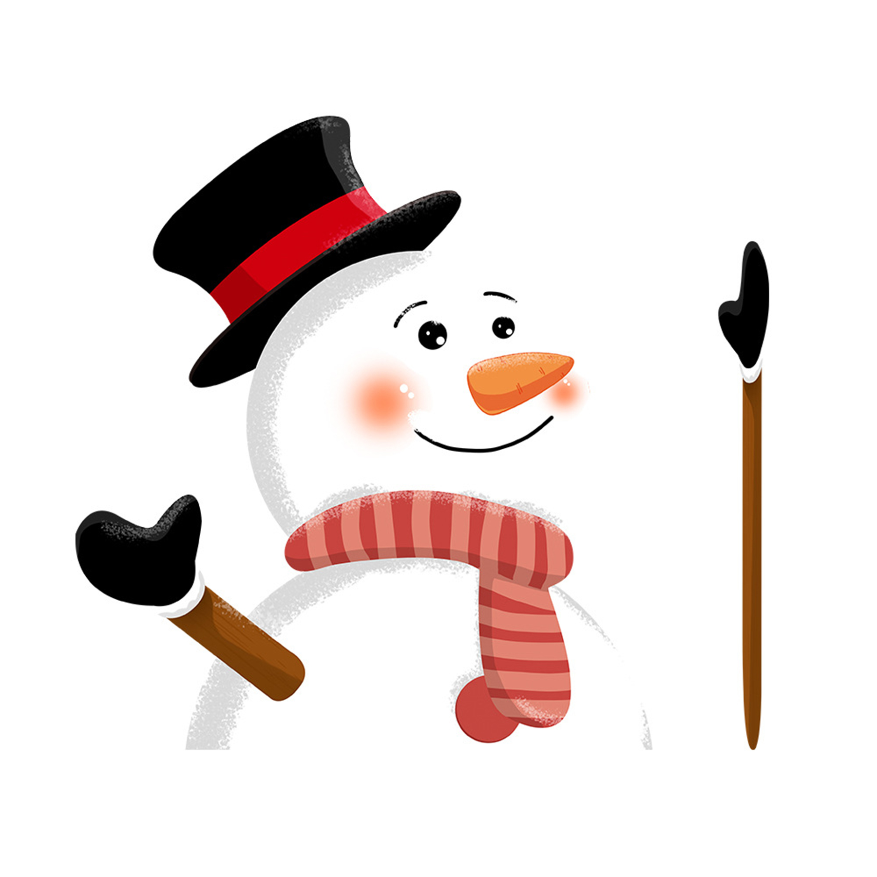 Christmas Decor Rear Decal Waving Arm Wiper Stickers 2