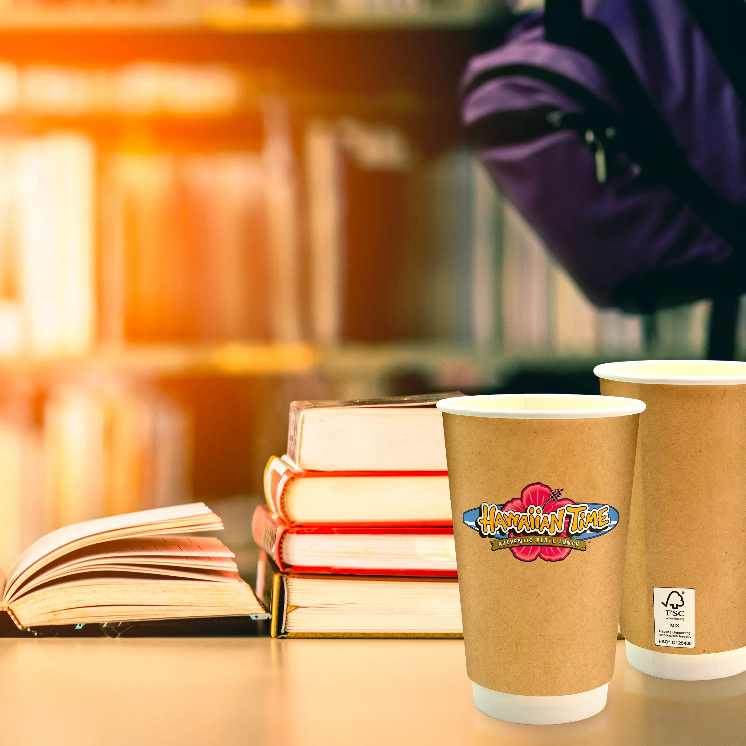 16 oz. Full Color Dusky Paper Cup 2