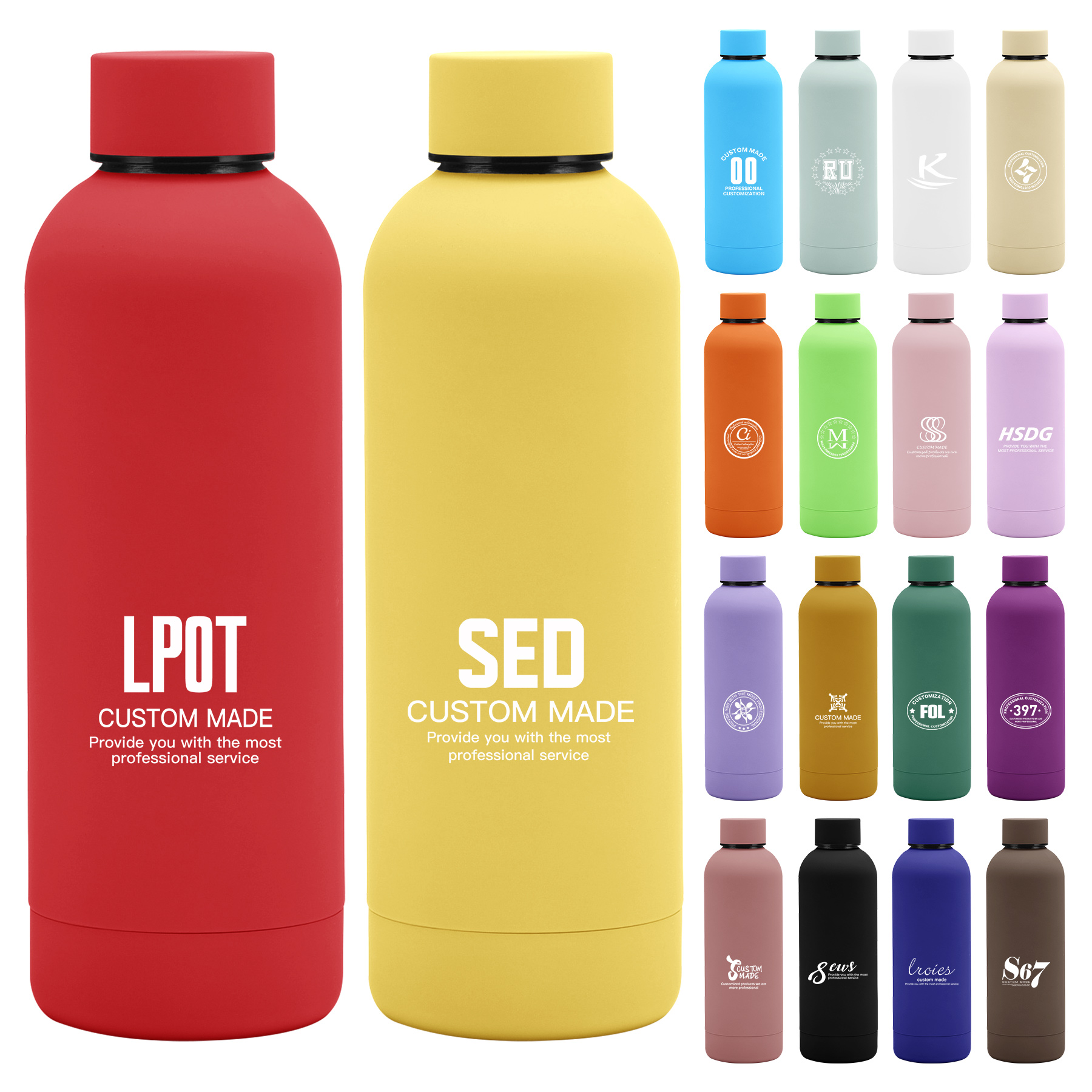 16OZ Stainless Steel Vacuum Cup Insulated Drink Bottle 9