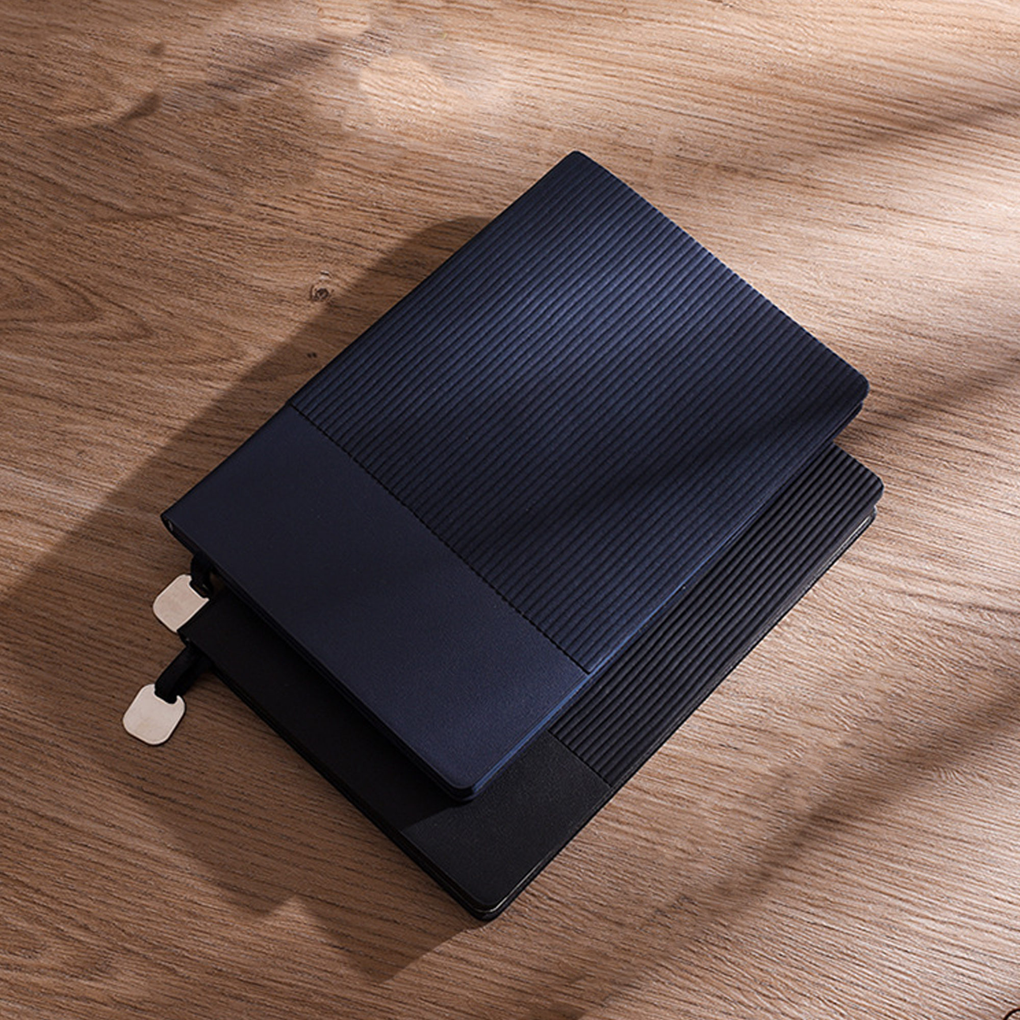 Textured PU Leather A5 Journal With Metal Bookmark 3