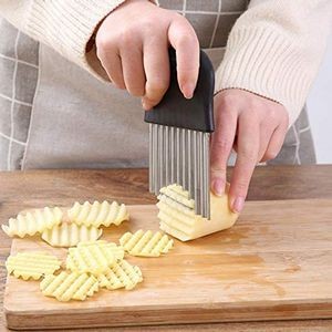 Stainless Steel Wavy Slicer With Sharp Blade 7