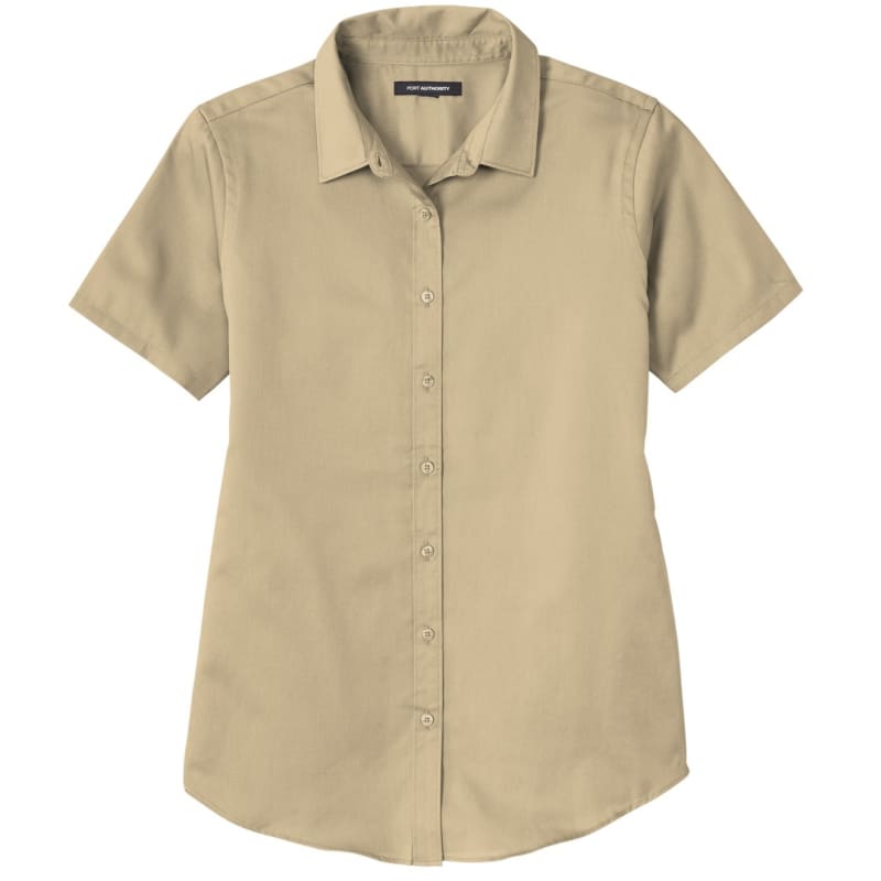 Port Authority Ladies Short Sleeve SuperPro React Twill Shirt. 41