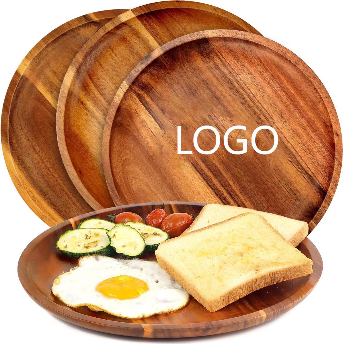 Acacia Wood Plate 1