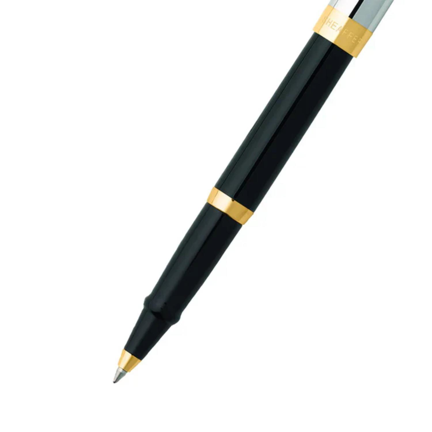 SHEAFFER® SAGARIS 9475 Gloss Black Barrel Trim Executive Rollerball Pen w/ Gift Box 6