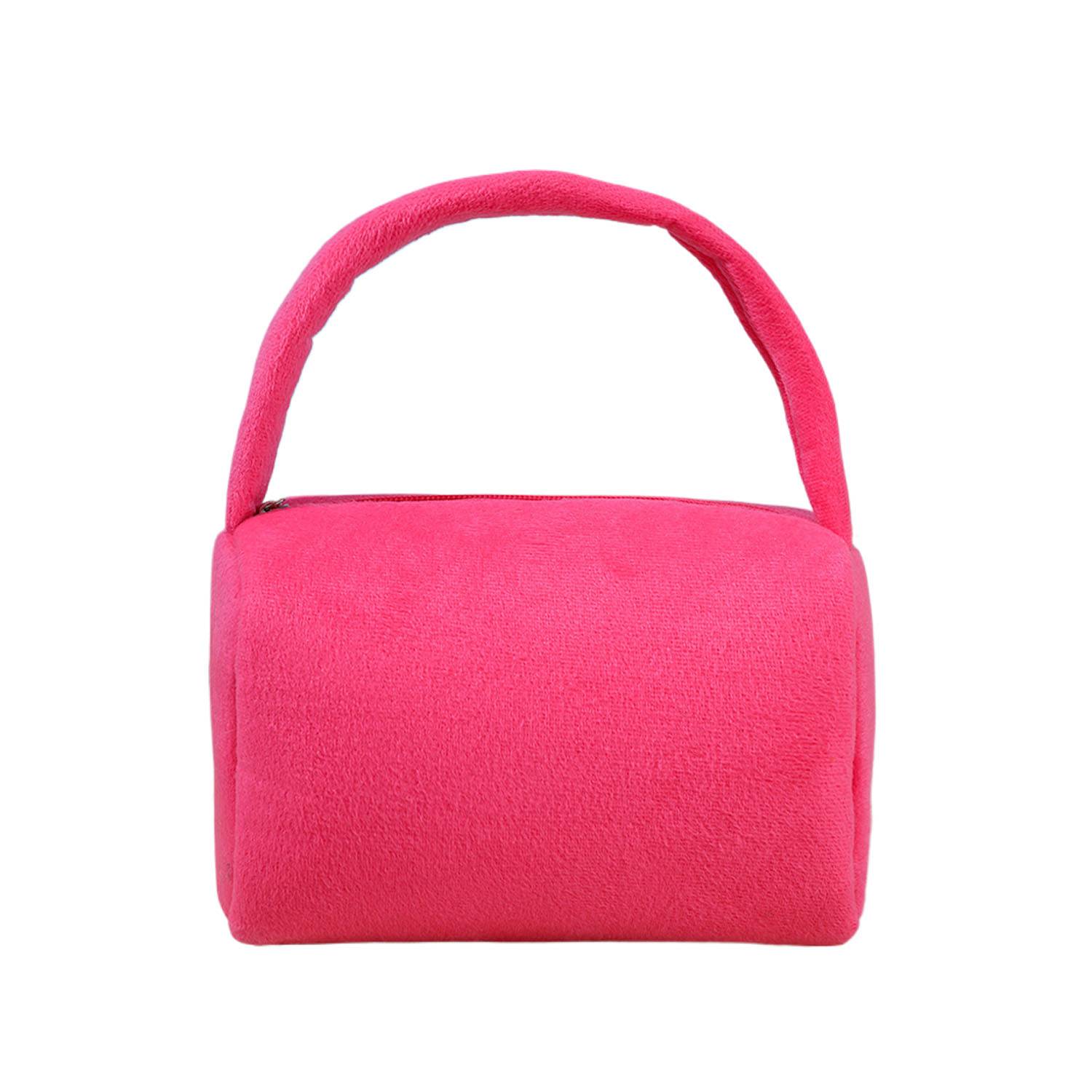 Women Large Capacity Lightweight Plush Soft Makeup Bag 3