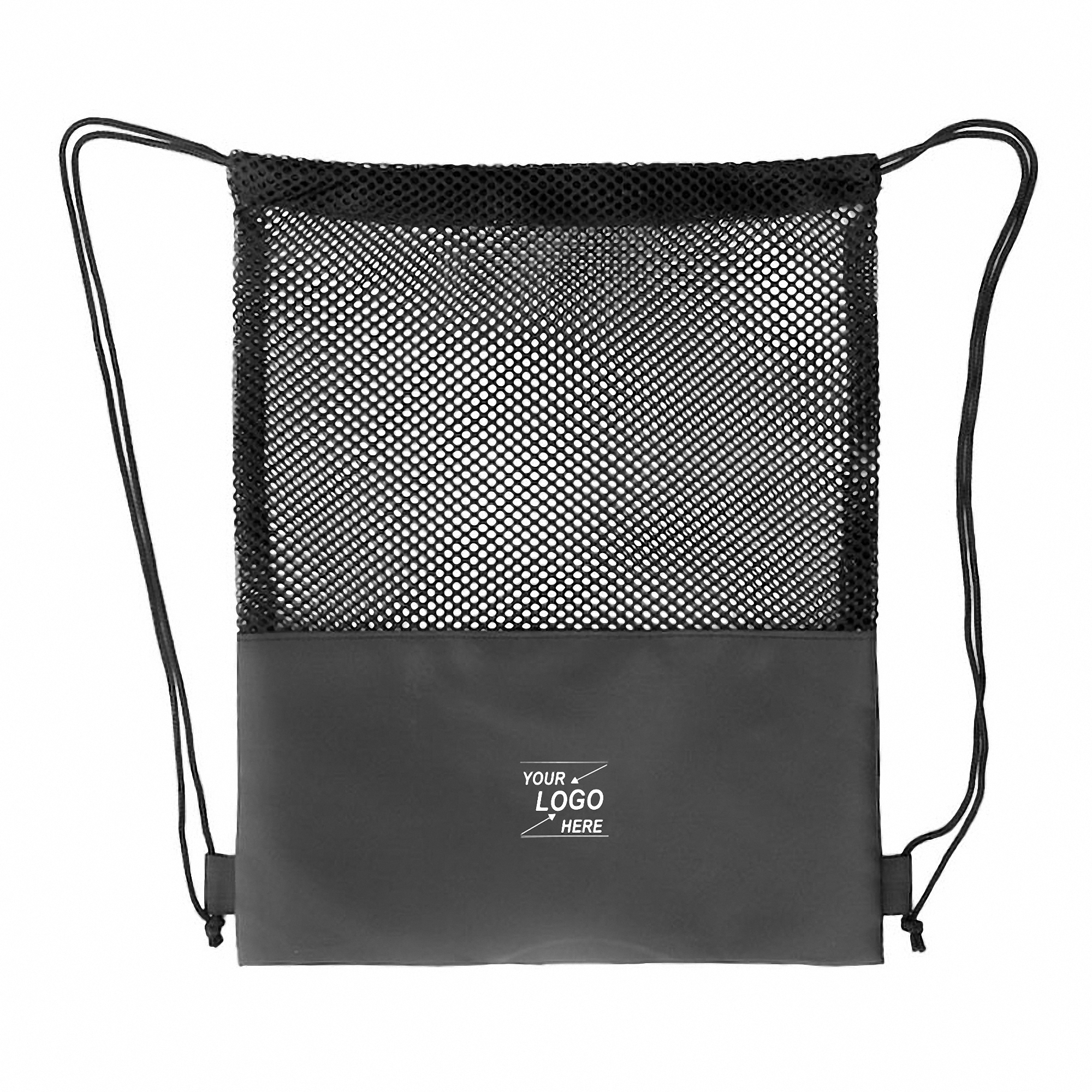 Reusable Polyester Mesh Drawstring Bag for Travel and Laundry 3