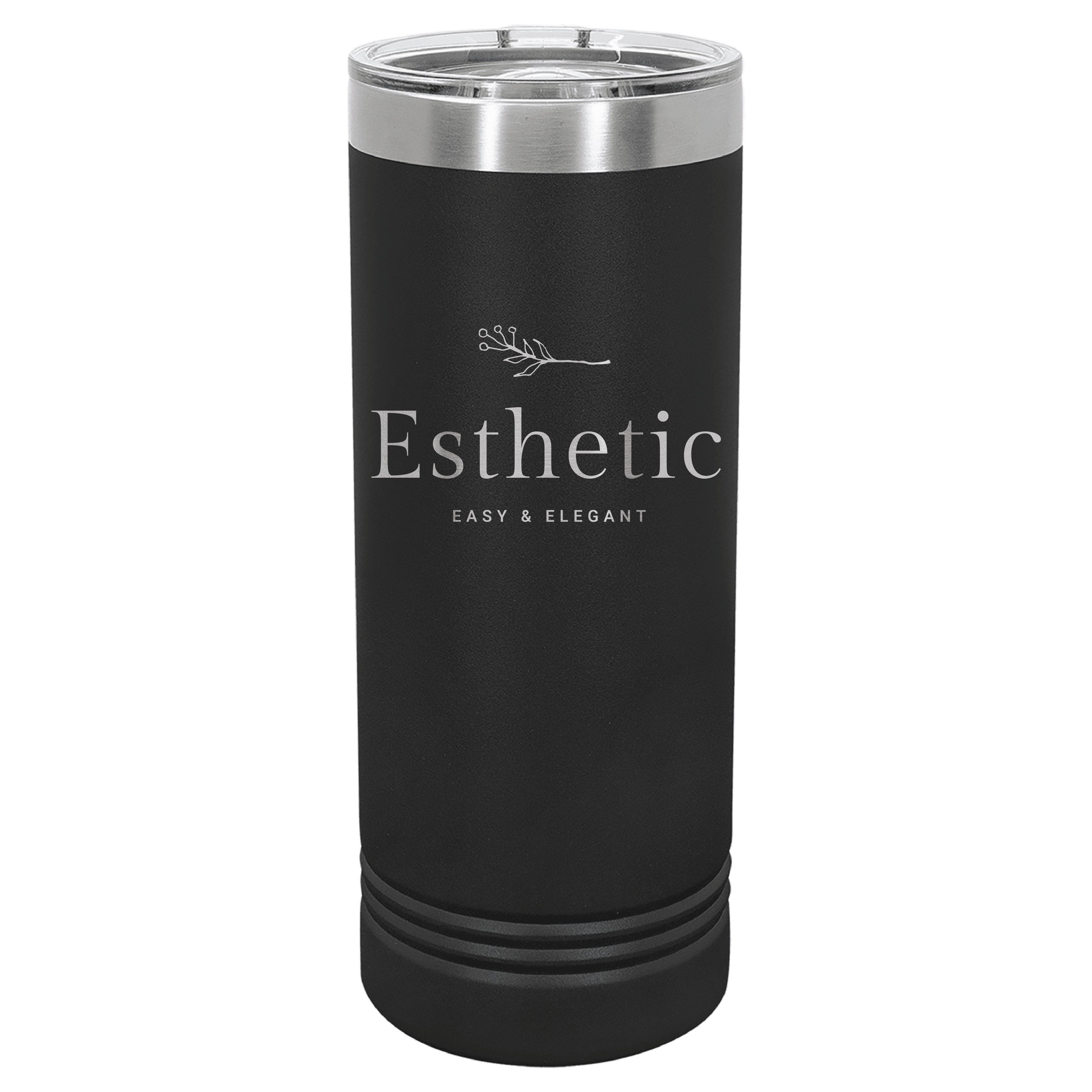 Polar Camel 22oz Stainless Steel Skinny Tumbler w/ Sliding Lid 28