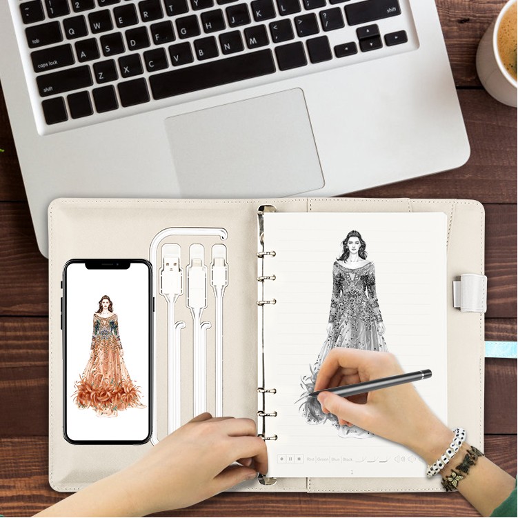 Smart App Synchronization Recordable Handwriting Dairy Notebook Sync Cloud Lcd Notebook 2