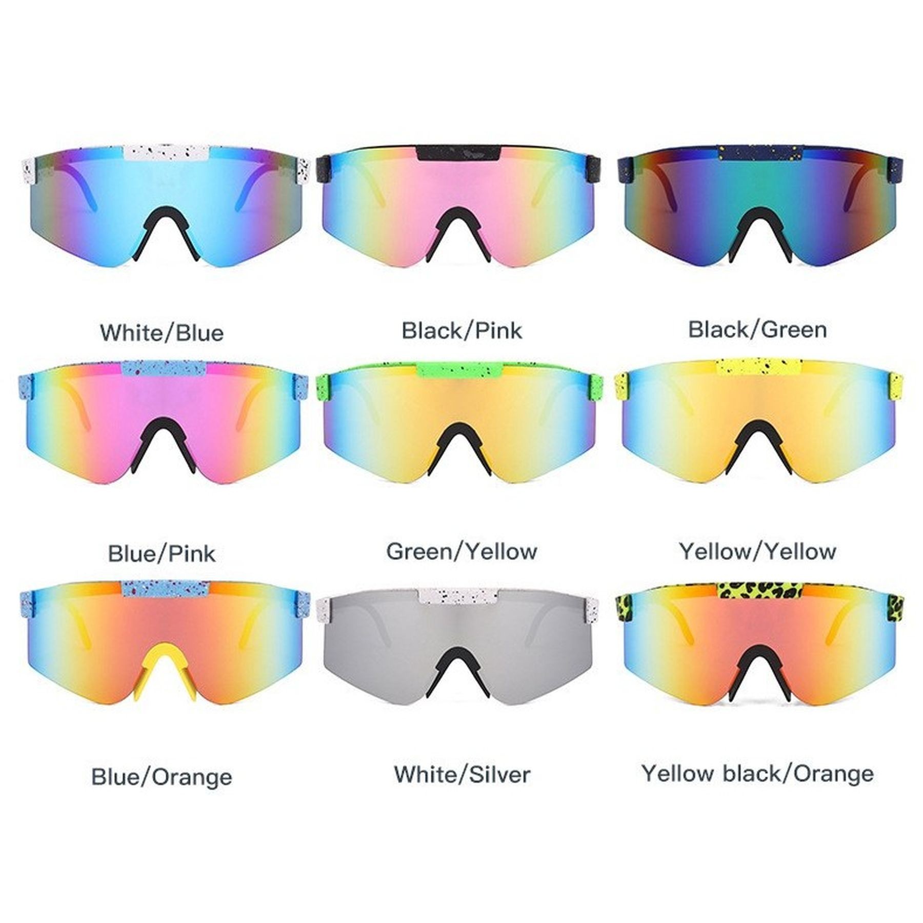 Oversized Sunglasses Uv Protection Cycling Eyeglasses Goggles 18