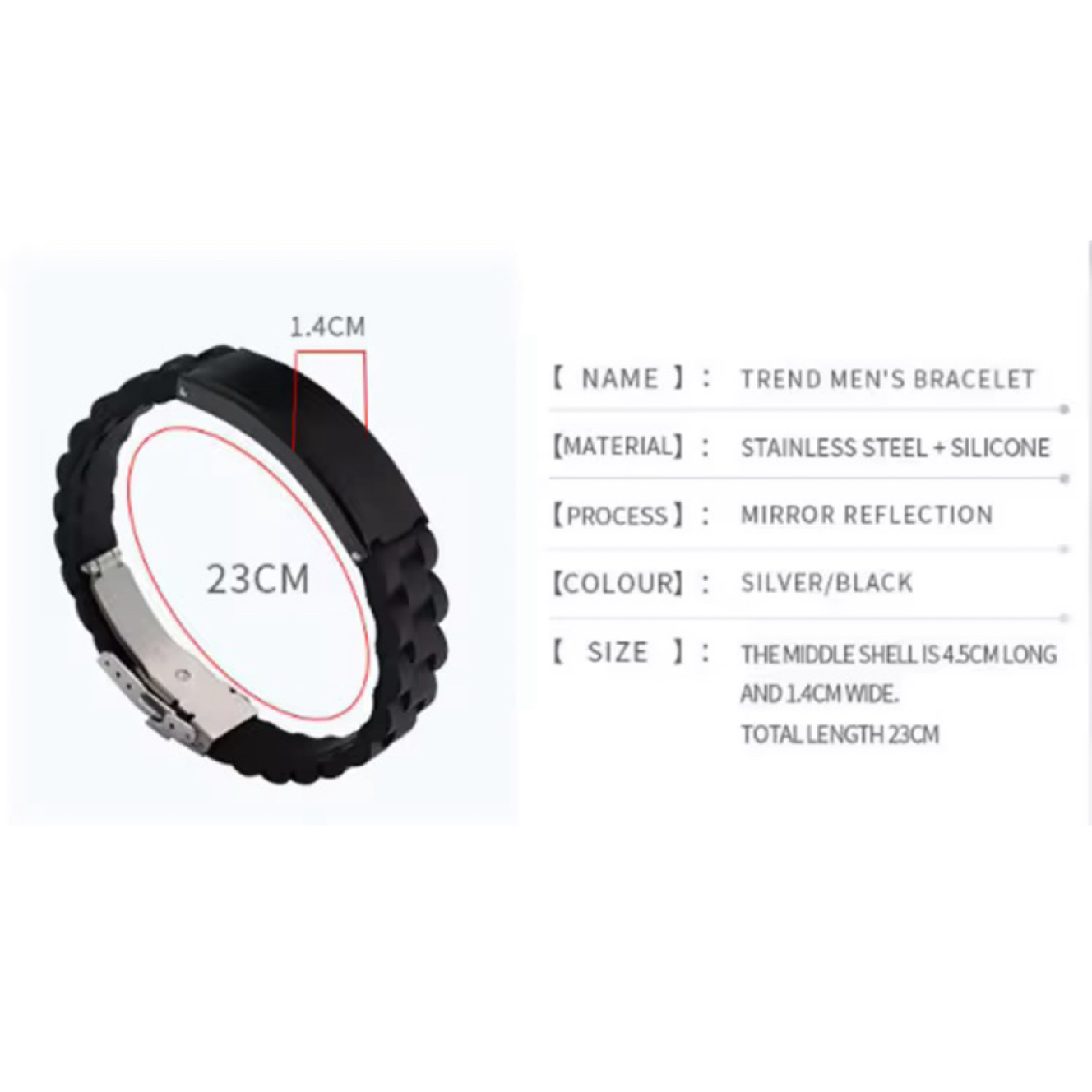 MOQ 10 pcs Stainless Steel Pormotional Bracelet 2