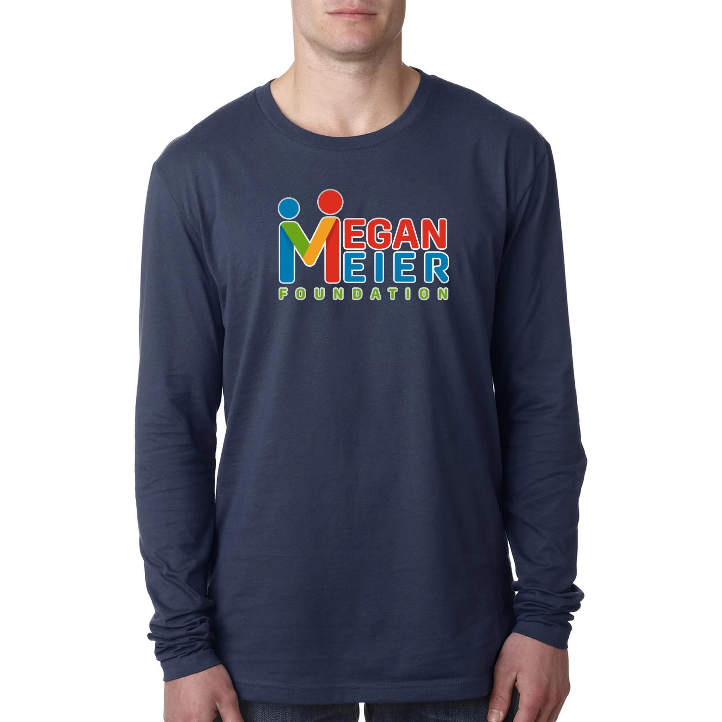Next Level Men's Cotton Long-Sleeve Crew 13