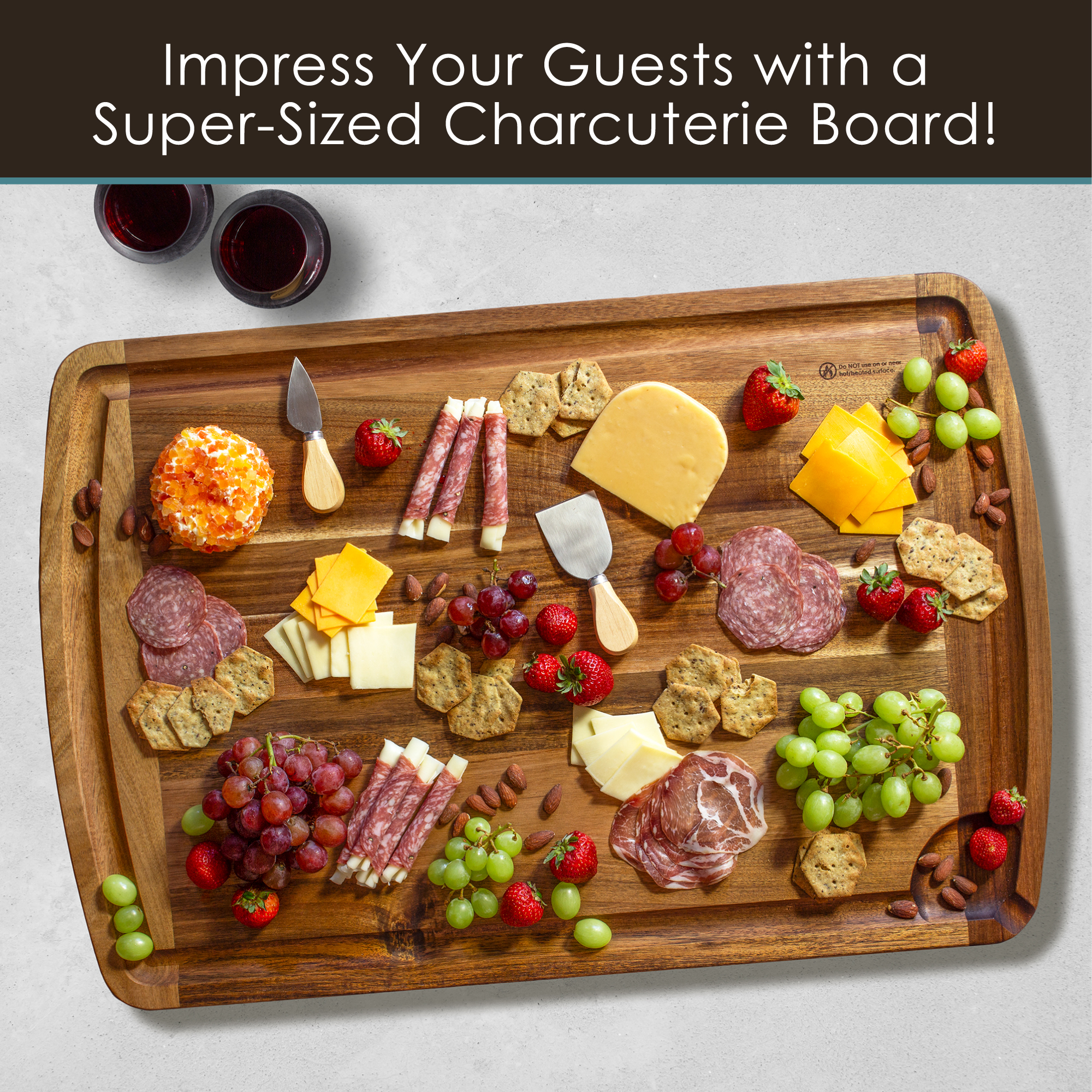 Rock & Branch® 30" Acacia Cutting Board 4