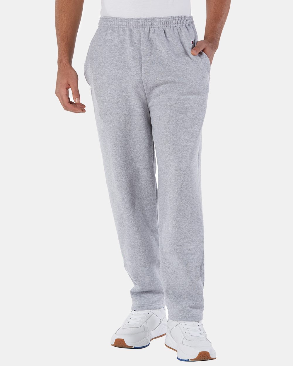 Powerblend Open-Bottom Sweatpants with Pockets