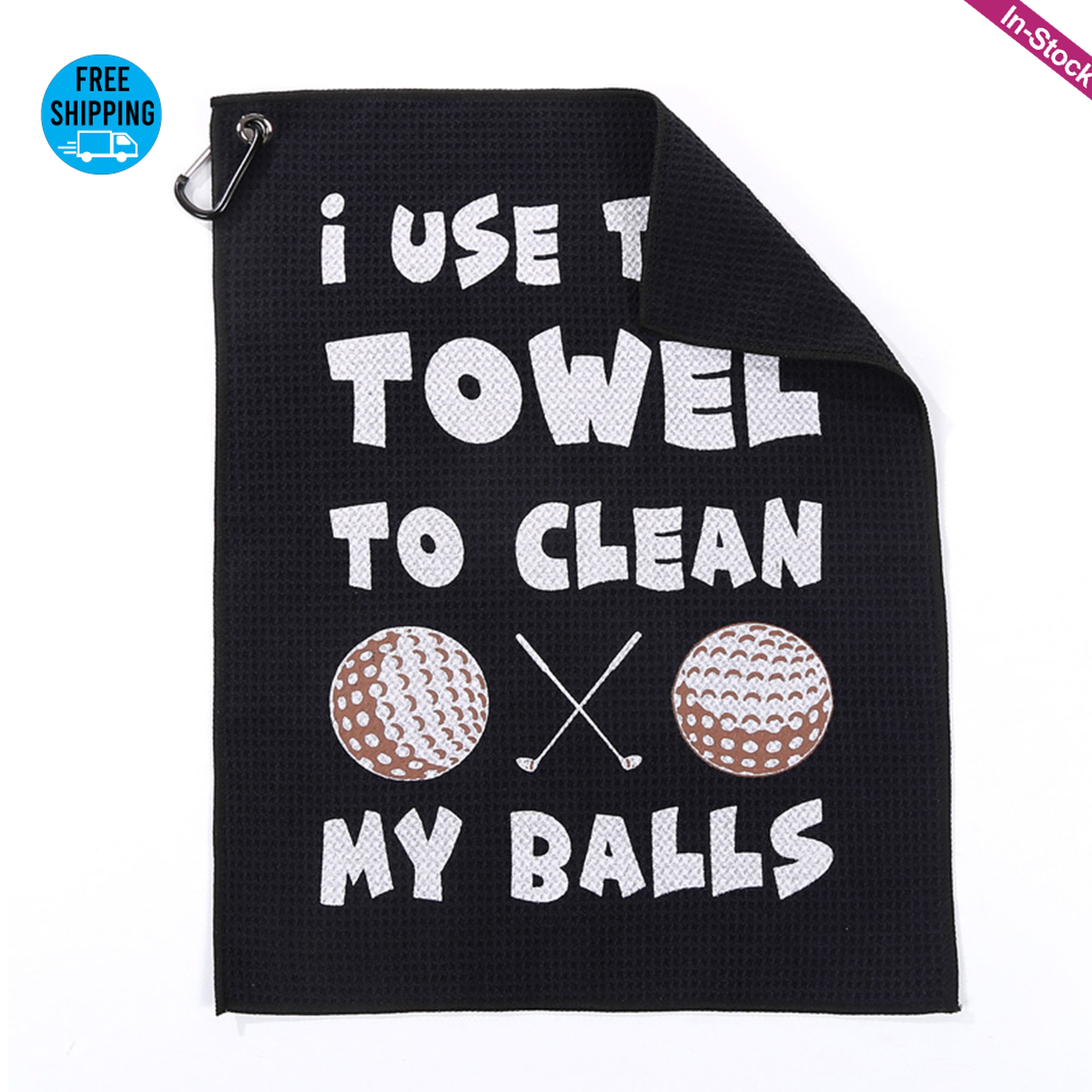 Sublimation 400GSM 16" x 24" Waffle Golf Towel With Corner Grommet 1