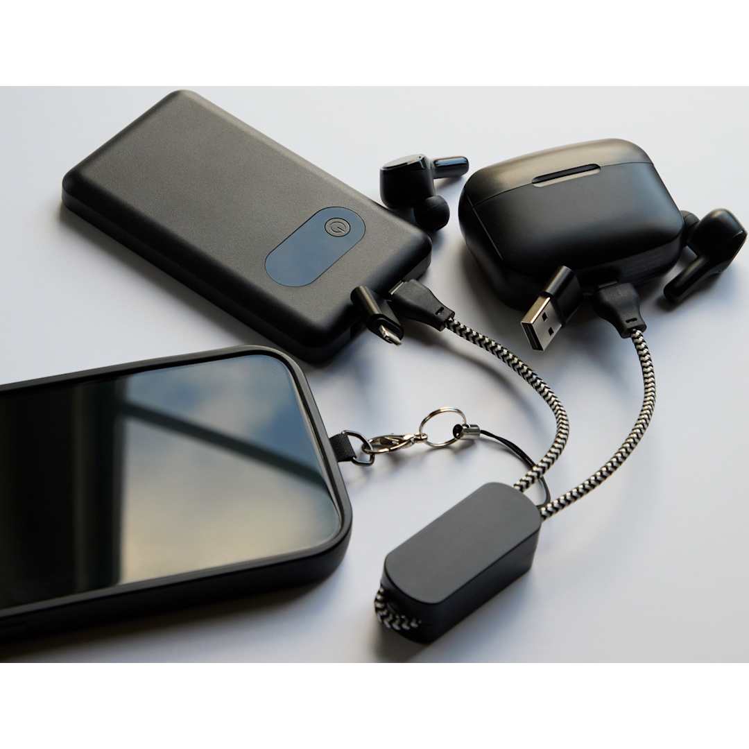 Wrist Link 5-in-1 65W PD Charging Cable Lanyard 12