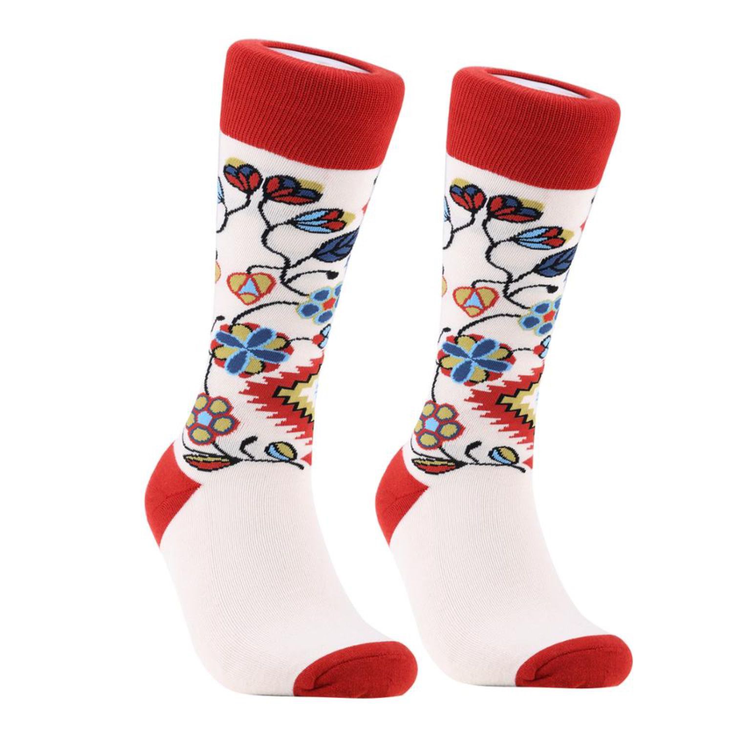Below the calf custom knit woolen crew socks, 168 needle 3