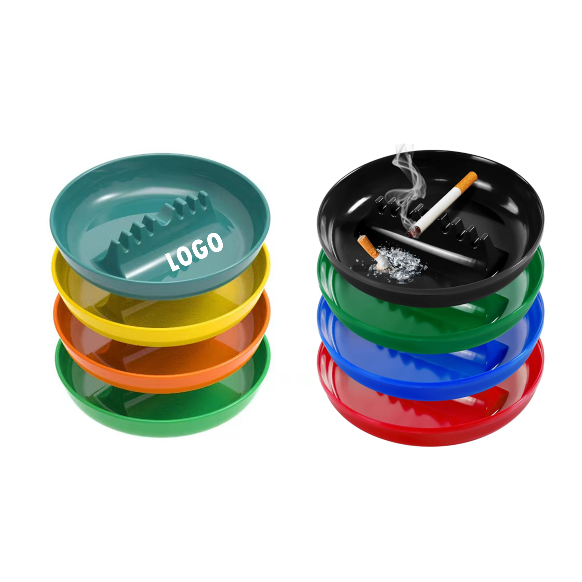 Plastic Ashtrays For Cigarettes And Cigars