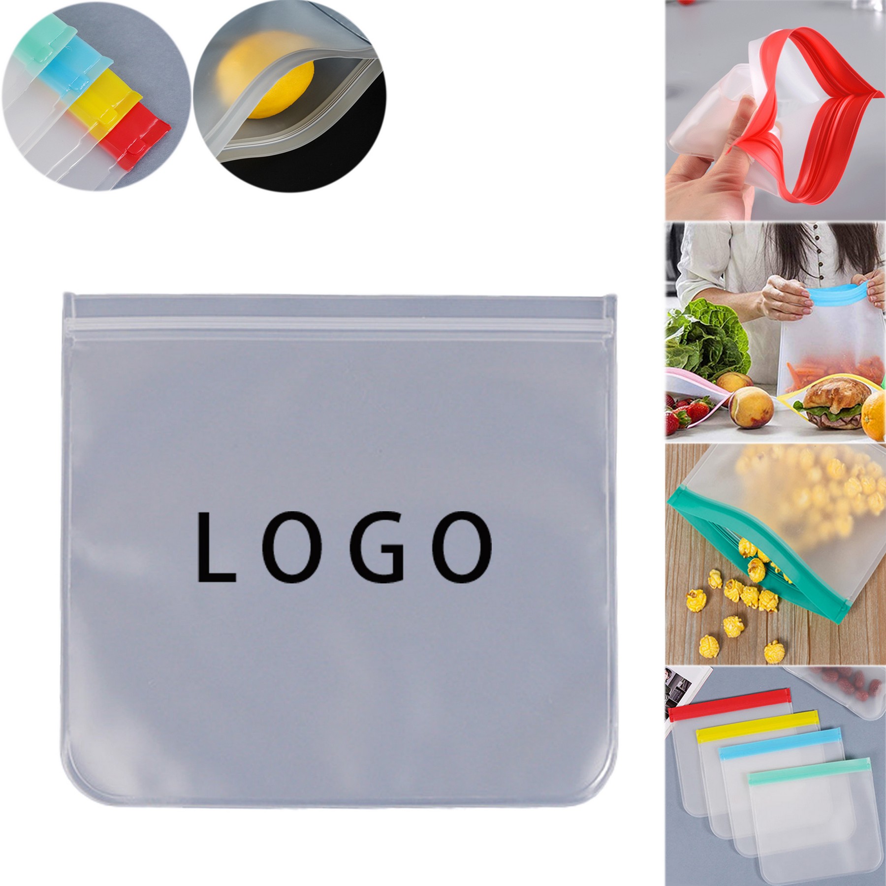 Reusable Food Storage Bags Ziplock