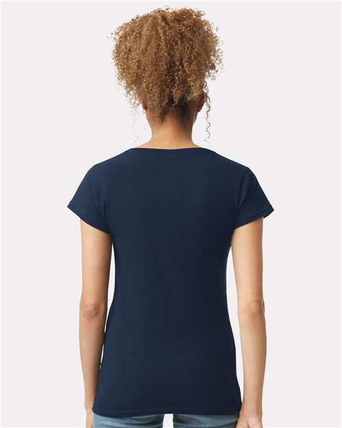 Women's Softstyle® V-Neck T-Shirt - 64V00L 49
