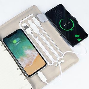 Wireless Charging Password Lock Notebook 1