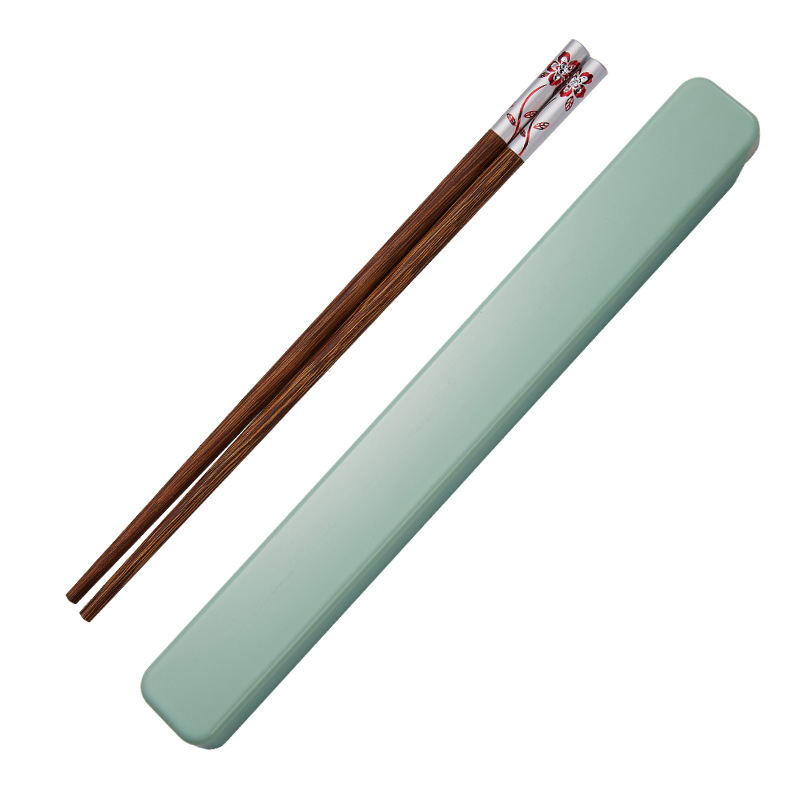 Bamboo Chopsticks Set with Storage Box 3