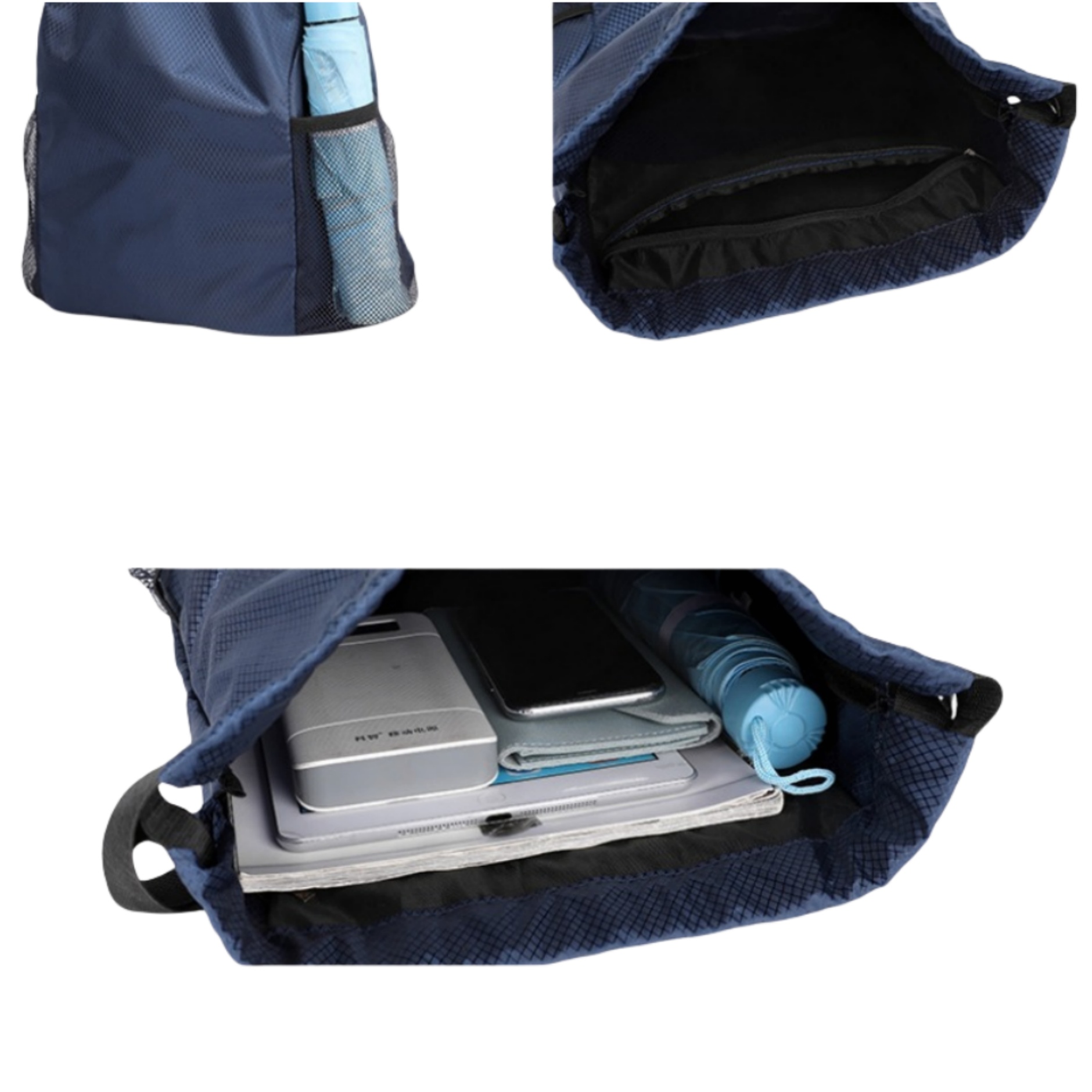 Large Drawstring Backpack Travel Storage Bag 7
