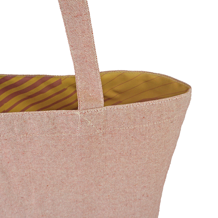 Super Sale- Reversible Colored Tweed Cotton Tote, custom tote bag with logo imprint 17