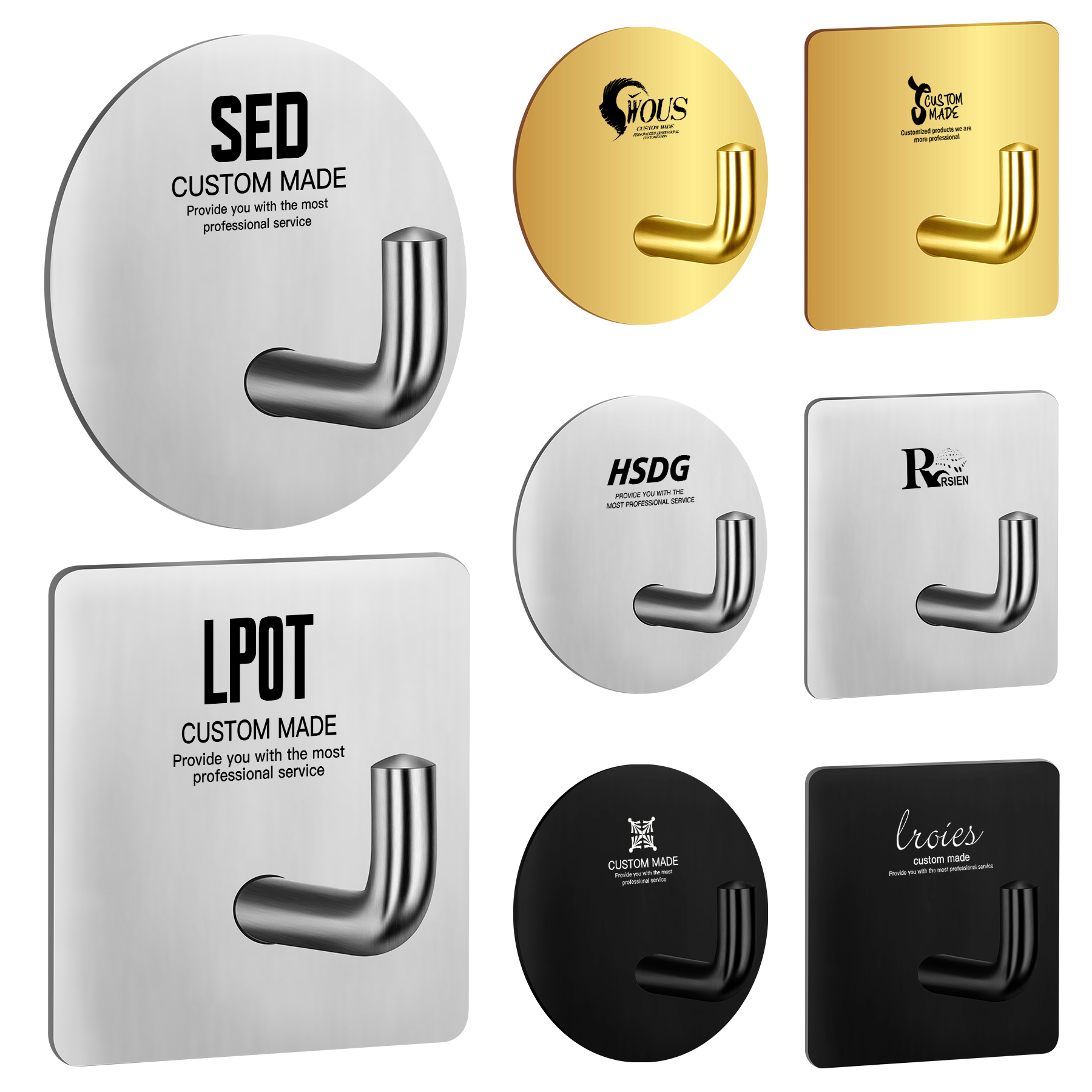 Adhesive Wall Hooks 7