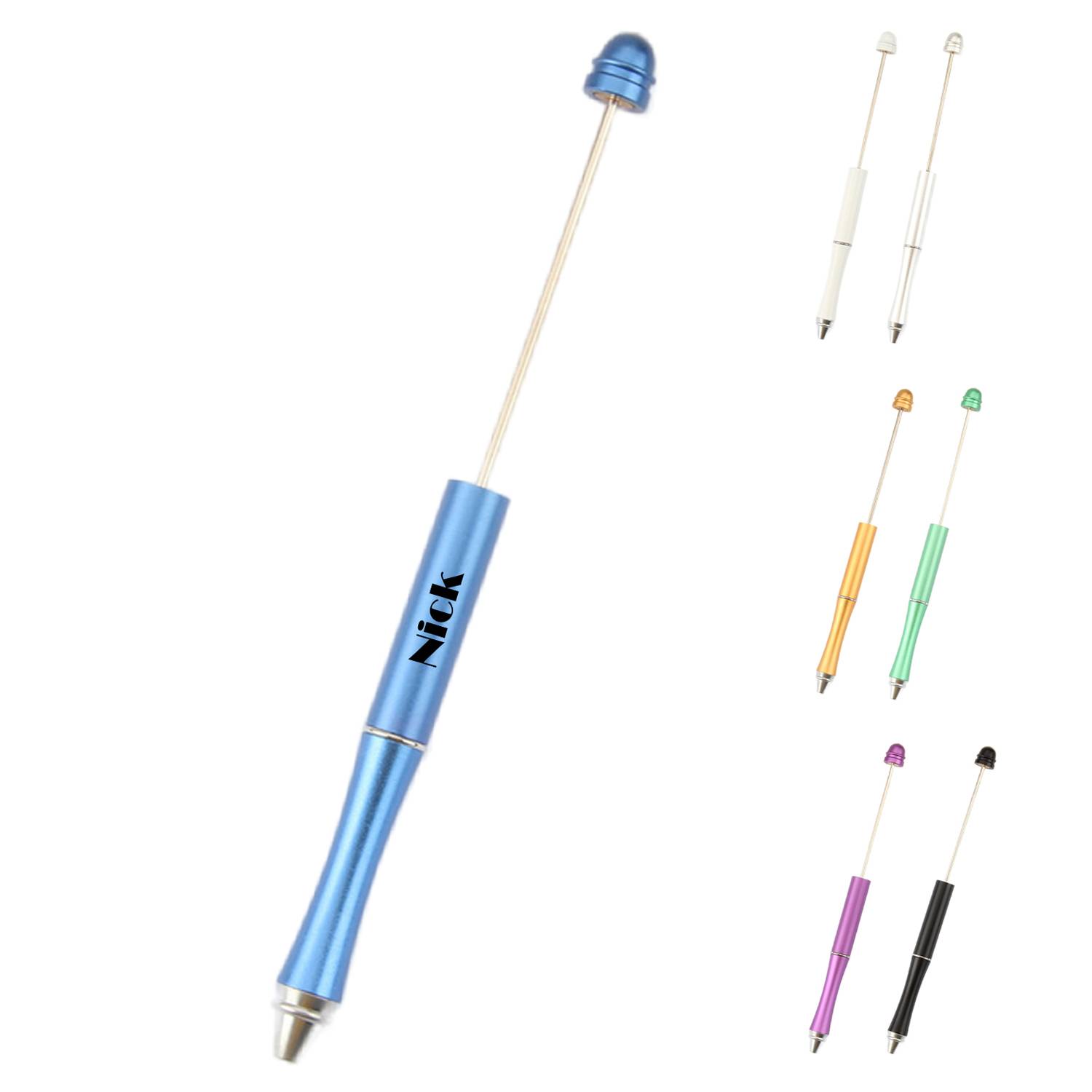 Metal Beadable Ballpoint Pen Creative Decoration Customized 7